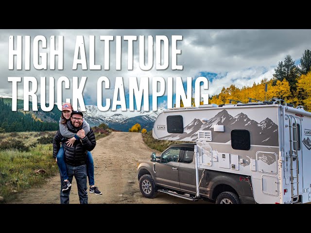 TRUCK CAMPING at 10,000 FEET | Colorado Camping At High Altitude in Our Lance 825 Truck Camper