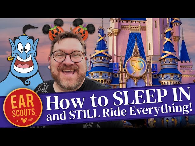 How to SLEEP IN and Still Ride EVERYTHING at Magic Kingdom with Disney Genie Plus! (AKA Stacking)