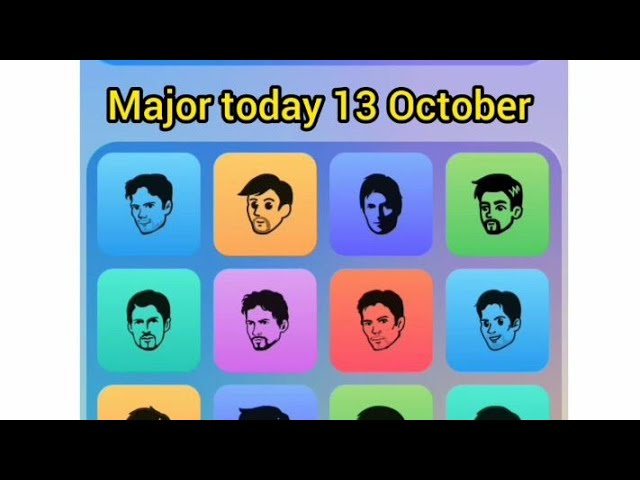 13 October Major puzzle durov SolvedToday | Major Daily combo card 13October Major puzzle duro