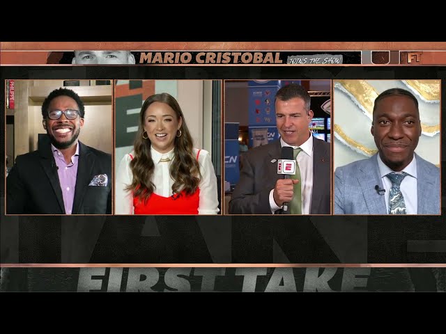 Mario Cristobal SURPRISES Desmond Howard on First Take 😱