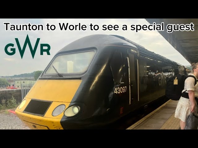 Taunton to Worle to see a special guest  with Great Western Railway ￼￼￼