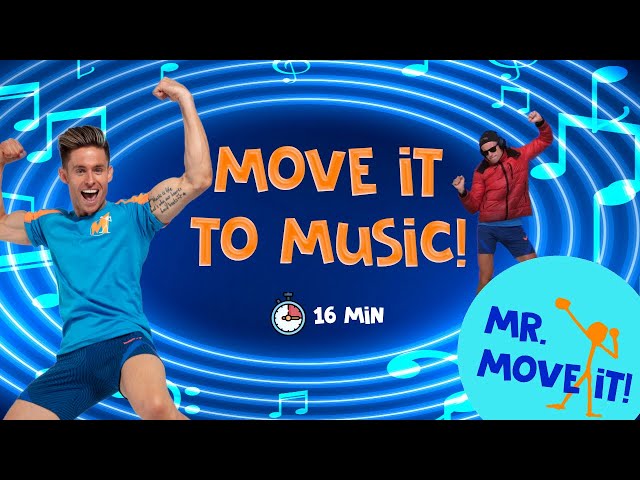 Move It To Music! /// Mr. Move It! /// Music & Fitness Fun Compilation For Kids 🎶💪