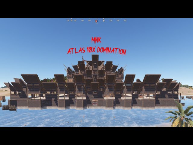 HOW MNK PLAYS WITH A BOUNTY ON ATLAS 10X #altm #viralvideo #atlasrust #rustgame