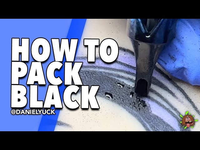 Tattooing 101-How To Pack Black