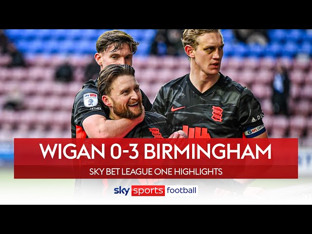 Clinical Blues go two points clear at the top! 📈 | Wigan 0-3 Birmingham | EFL Highlights