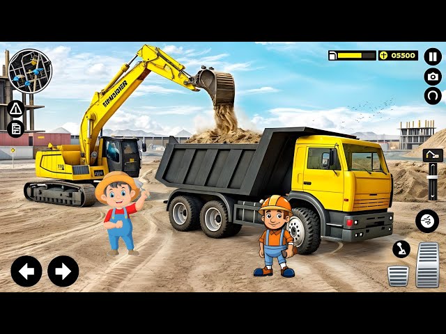 ⚡Large City Road Construction Simulator 🚧 - Android Gameplay