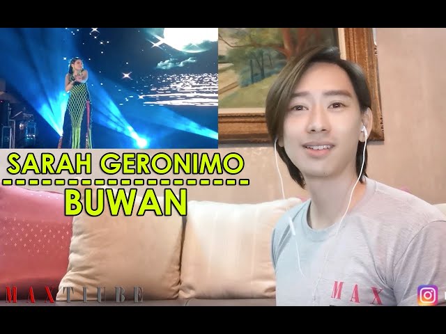 EVENTS SINGER REACTS TO SARAH GERONIMO | BUWAN | HONEST REACTION | MAX TIU  #SARAHGERONIMO  #BUWAN