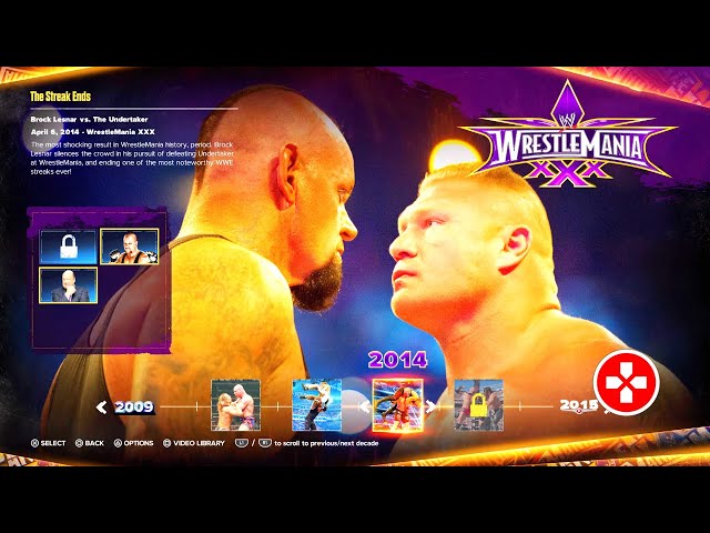 WWE 2K24 Showcase - Brock Lesnar vs. The Undertaker | WrestleMania 30