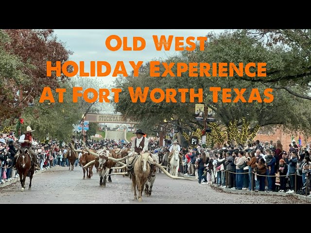 Old West Holiday Experience at Fort Worth Stockyards Texas @TaraNaKabayan