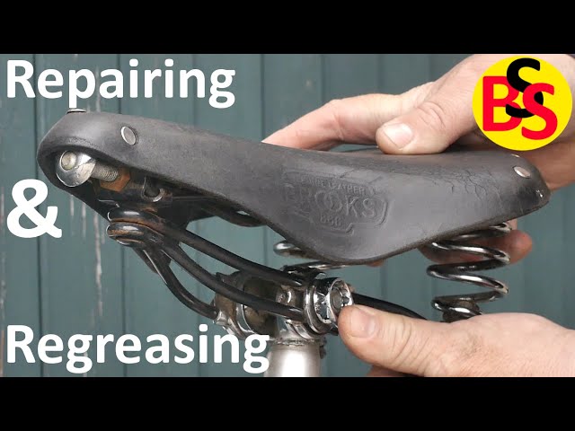 Restoring a Brooks B66 leather saddle