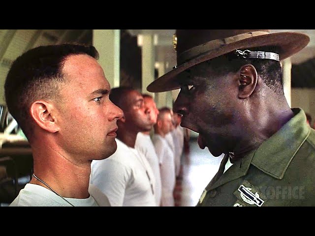 Forrest Gump é o melhor soldado porque ele não pensa (melhores cenas)