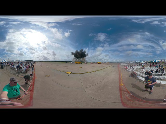 Smoke from Big Bada Boom NAS Oceana Air Show 2018