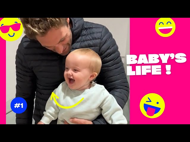 Funny & Hilarious Baby And Dad's Life 😂 #1