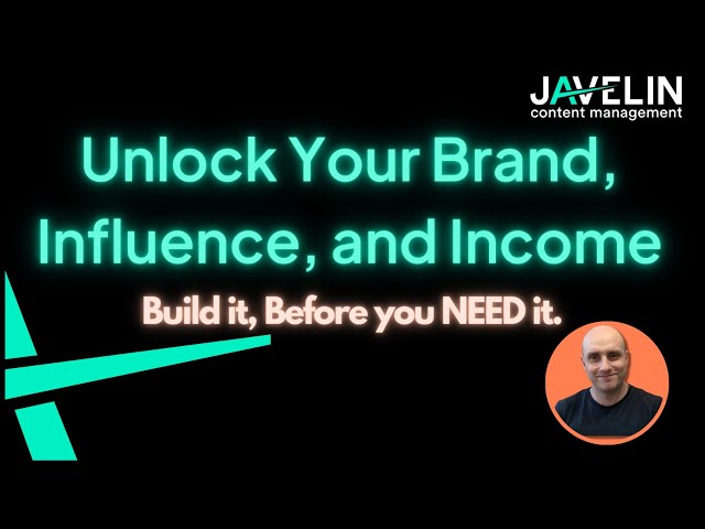 Unlock Your Brand, Influence, and Income in 30 Minutes