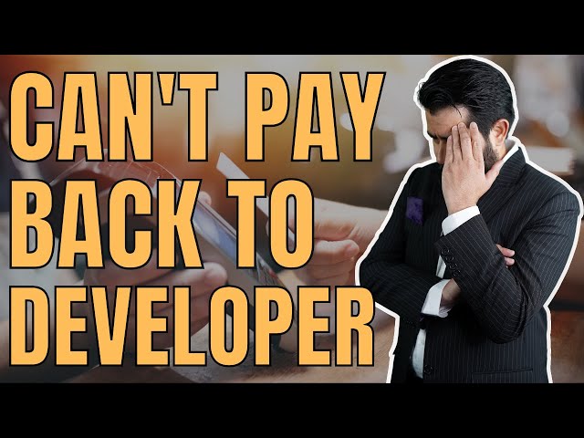 Can't Pay to Developer after Buying the Property in Dubai?