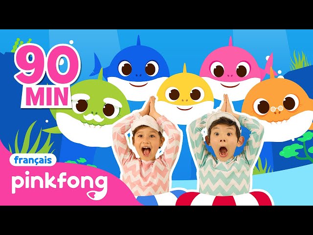 Baby Shark Dance en anglais et plus de chansons en français | +Comptines | Pinkfong en français