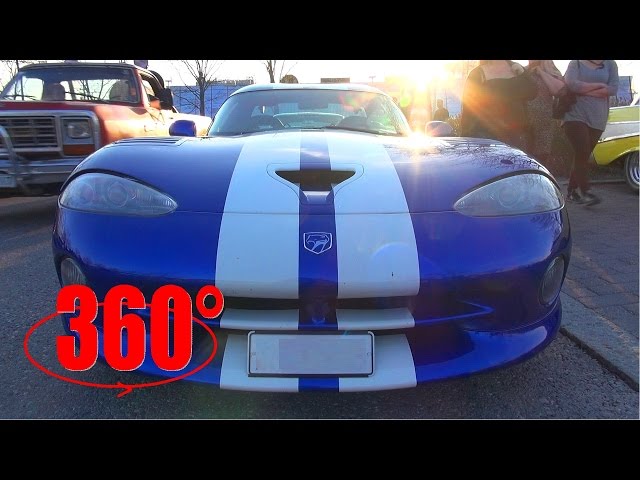 Checking out Muscle Cars in 360° - Vantaa Cruising 5/2017