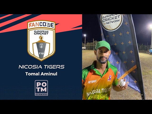 MOM: T.Aminul - NFCC vs NCT | Highlights | FanCode European Cricket T10 Cyprus Day 7 | Cyprus 2021