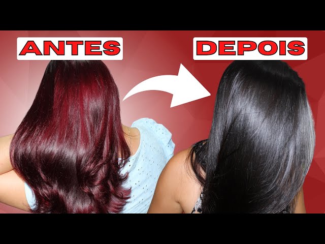 COMO TIREI O VERMELHO (MARSALA) DO CABELO E VOLTEI A MINHA COR NATURAL EM CASA + DESAPEGO