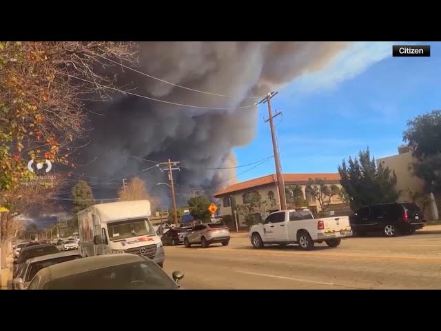 New wildfire causes thousands of LA-area evacuations