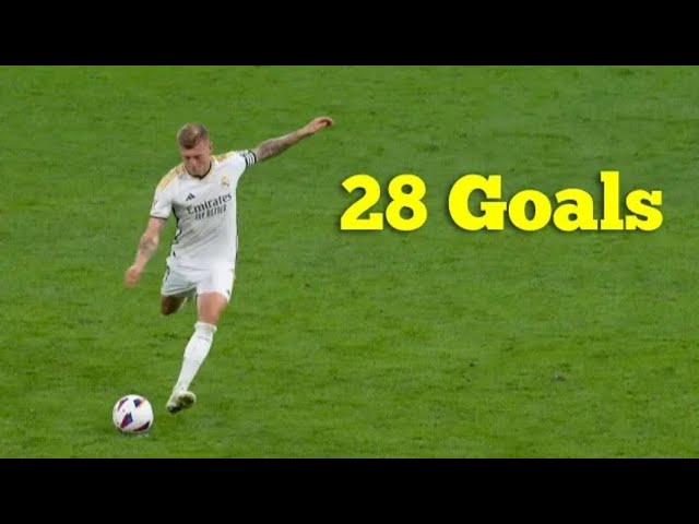 Toni Kroos Todos os  28 Gols No Real Madri...