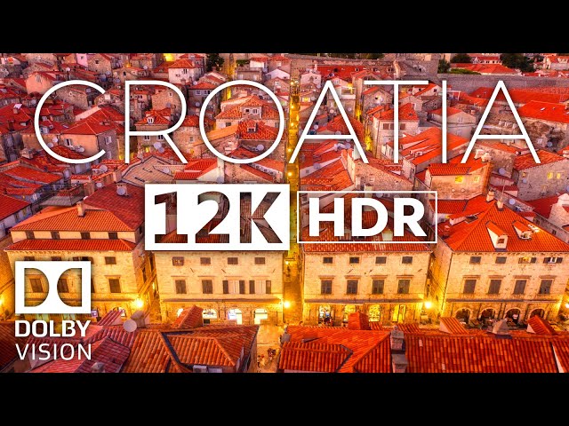 Croatia 12K HDR 60fps Dolby Vision | Cinematic Video