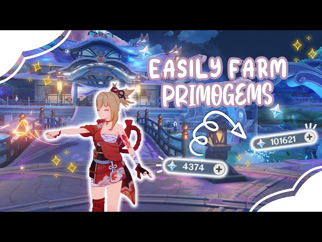 EASY Primogem Farming Guide! ⋆𐙚₊˚⊹♡ | Genshin Impact Tips *F2P Friendly*