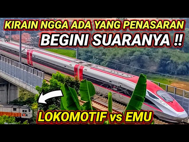 MIRROR VIEW! Suara Kereta Api vs Suara Kereta Cepat Jakarta Bandung