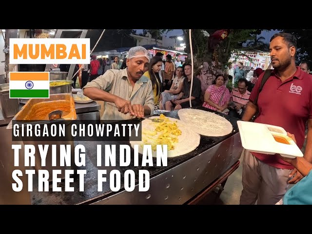 Authentic Indian Street Food at Girgaon Chowpatty, Mumbai 🇮🇳