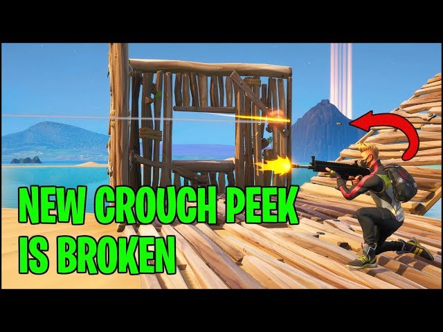 This New Crouch Peek is Almost Cheating! (Fortnite Tips and Tricks)