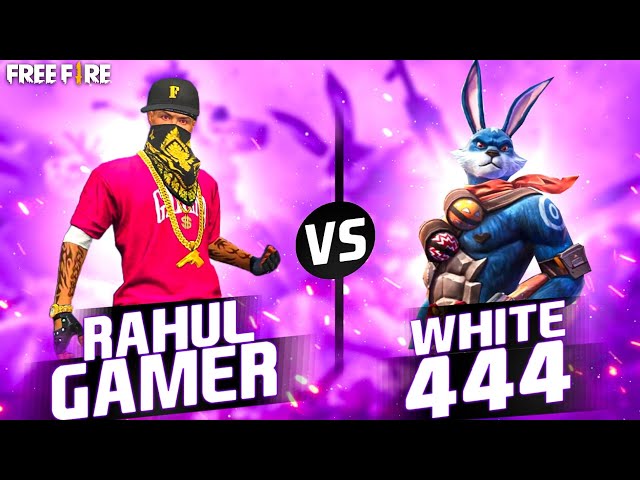 RAHUL GAMER VS WHITE 444 COSTUM ROOM 1 VS 1 || BATTLE OF HEADSHOT - GARENA FREEFIRE