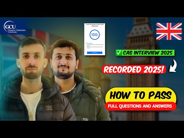 GCU London Latest Credibility Interview | Pre CAS Interview 2025 #internationalstudents