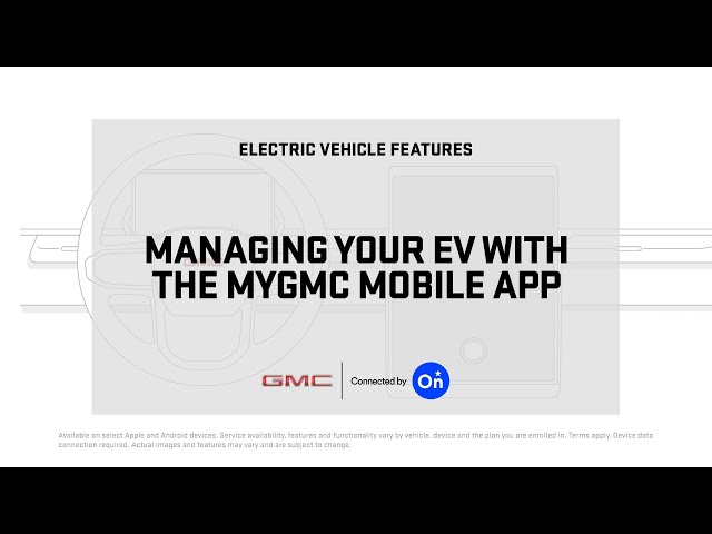 How to Manage Your EV with myGMC Mobile App | GMC