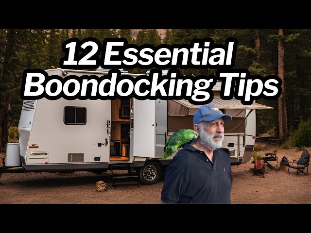 The Best RV Boondocking Tips For Beginners