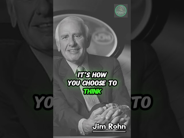 Your Thoughts Create Your Reality… Here’s How! 💡 | Jim Rohn motivational speech | #shorts