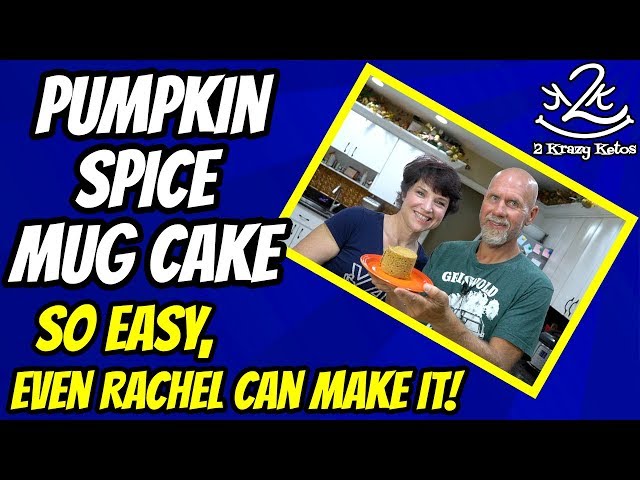 Keto Pumpkin Spice Mug Cake | So easy, even Rachel can make it.