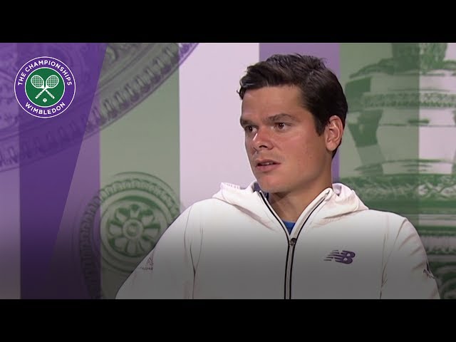 Milos Raonic Wimbledon 2017 quarter-final press conference