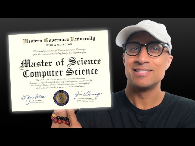 WGU's New Masters Computer Science Degree (2025, Multiple Disciplines)