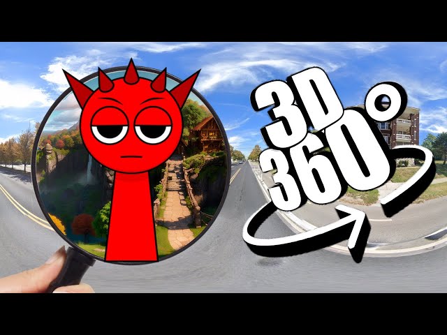 Find Red  Red   Incredibox Sprunki  Finding Challenge 360º VR Video   Playful VR World