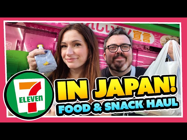 Japanese 7-Eleven Snack Haul w/ Lydia and Ravs