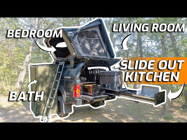 Ultimate 4x4 Camping Setup Walk-Around | Modified Toyota Hilux Overland Camper