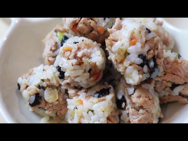 Kids will love these rice balls | Simple Korean style rice ball recipe