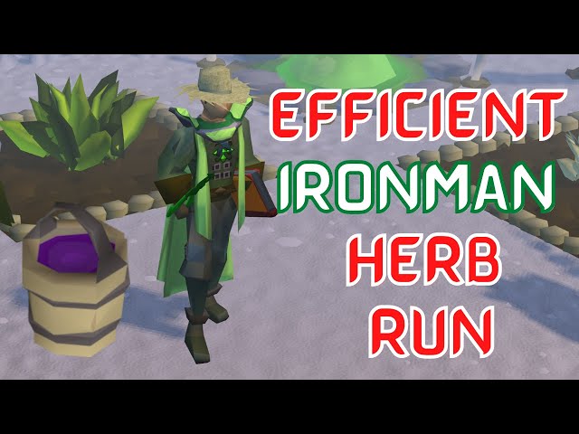 Efficient Ironman Herb Run Guide | OSRS