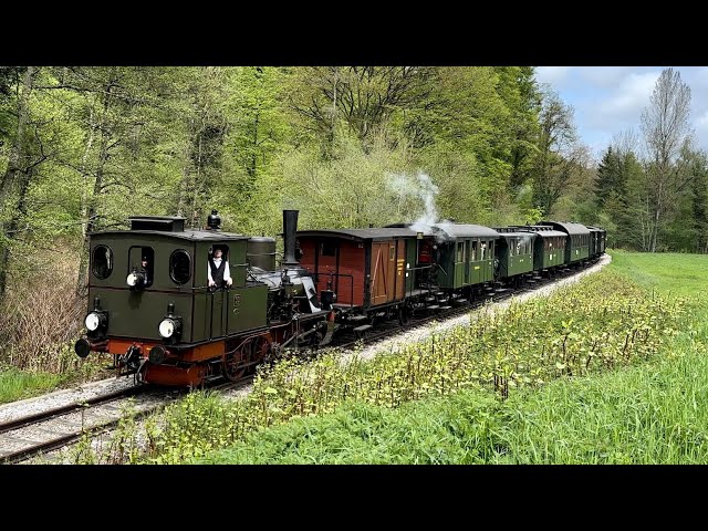 Allemagne compilation vidéo train touristique à vapeur sur la ligne Kandern Haltingen