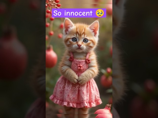 She is so innocent 😇🥹 #cat #cute #shortvideo #shortsfeed #shorts #short #trending