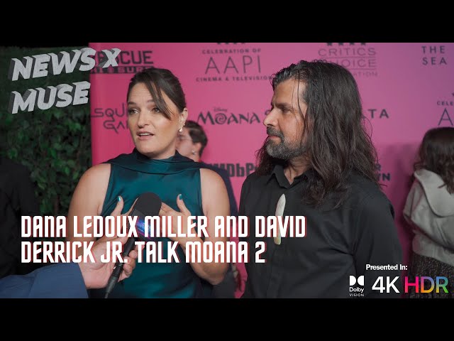 Dana Ledoux Miller and David Derrick Jr. Talk Moana 2