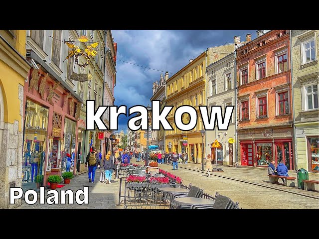 Poland 🇵🇱 Krakow - Walking Tour - 4k HDR 60fps - Sep 2022