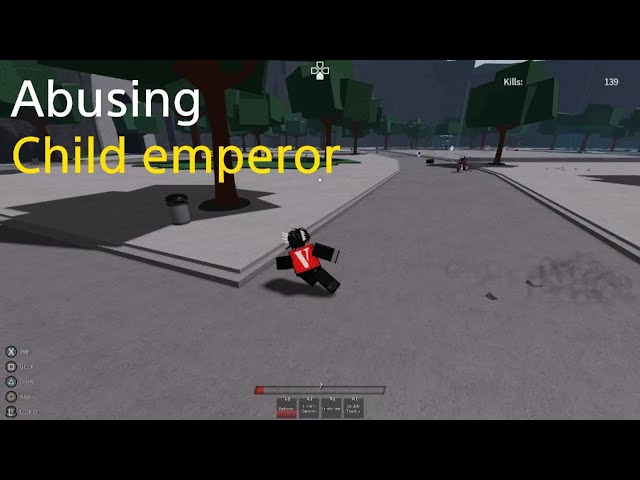 Abusing child emperor