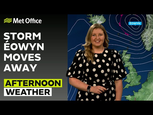 25/01/2025 –  Largely sunny for most – Afternoon Weather Forecast UK – Met Office Weather