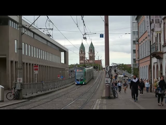 Straßenbahn ❤️in Freiburg🇩🇪Linie 5